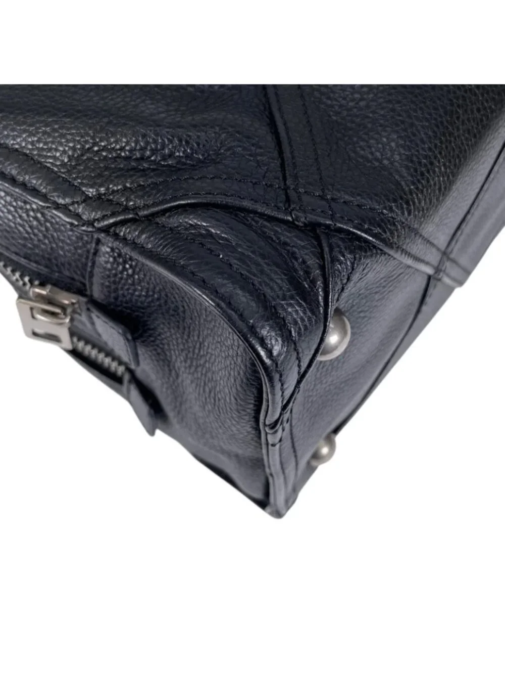 Loewe Amazona 335.76 Handbag Leather Black Jyunya Watanabe Patchwork